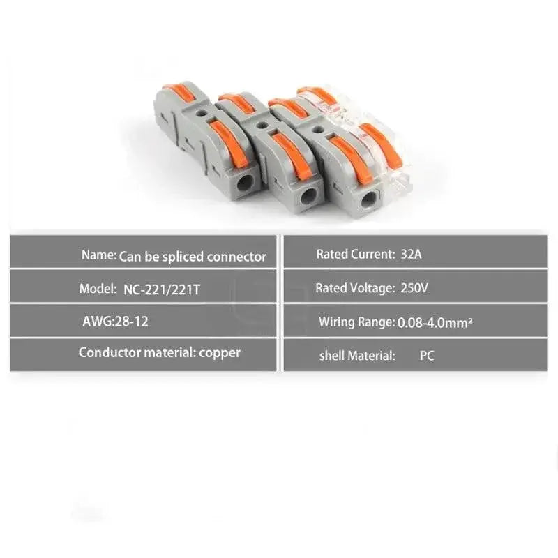 Universal Splitter Quick Connector For Easy Wiring Solutions