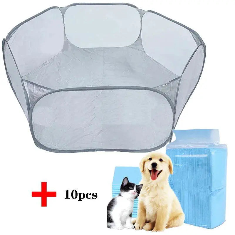 Transparent Hedgehog Cage Tent Portable Playpen Small Pets — product view 15