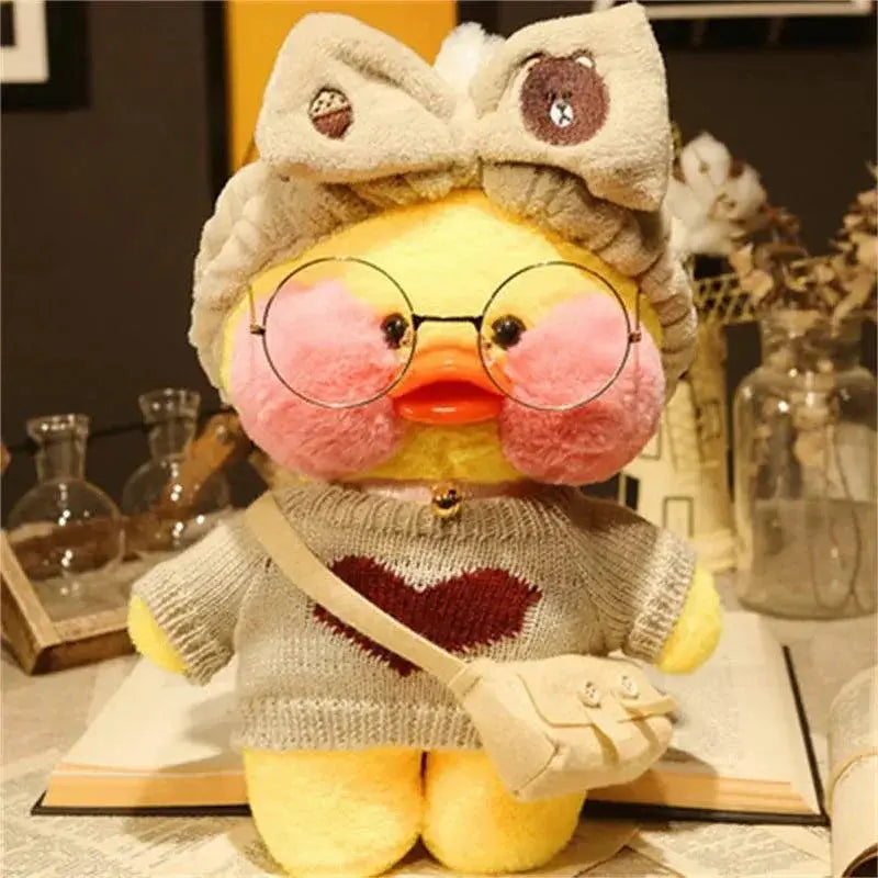 Lalafanfan Yellow Ducks Plush Toy Pillow Gift For Kids