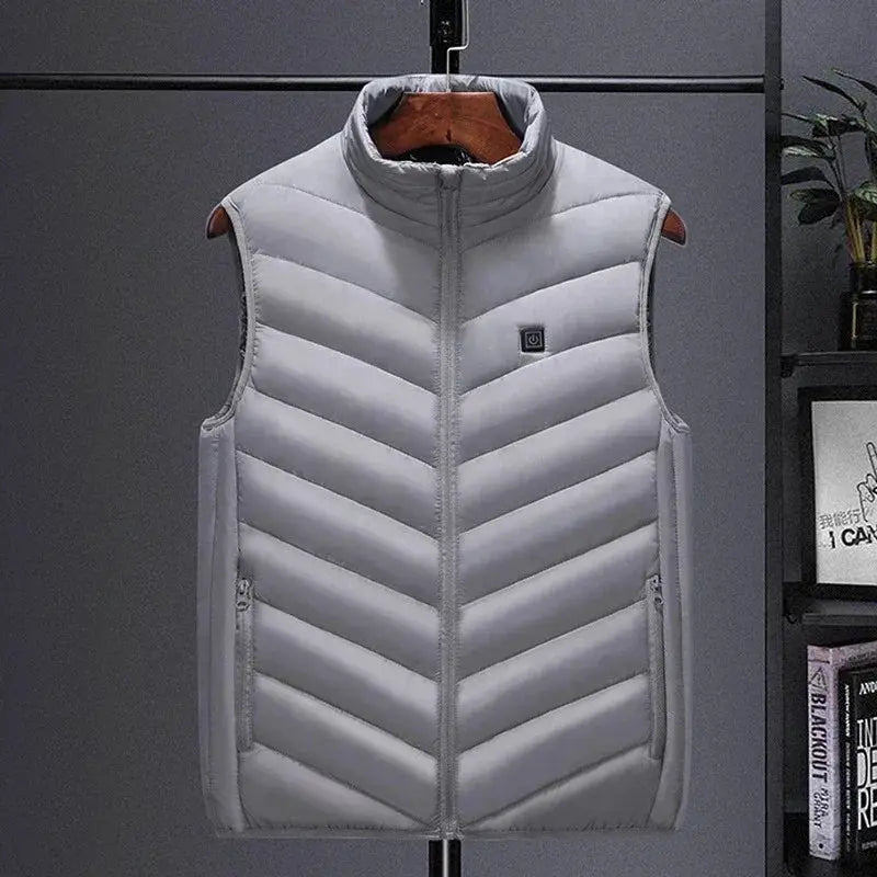 Men's Graphene Heated Vest USB Jacket For Cold Weather