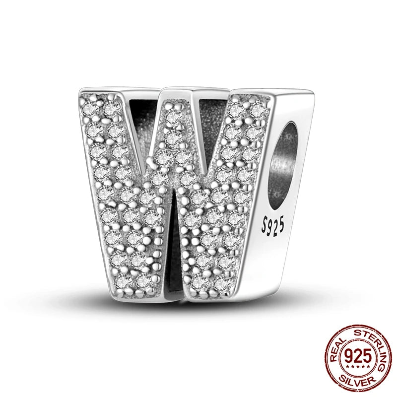 A-z Alphabet Beads Sterling Silver
