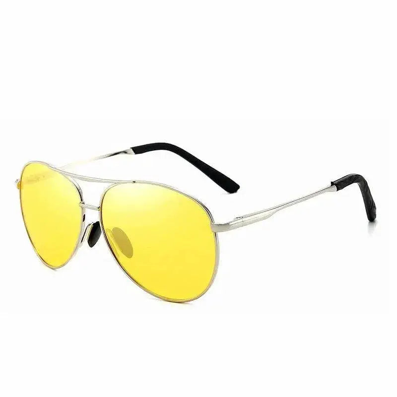 Men's Polarized Color Changing Pilot Sunglasses for Driving