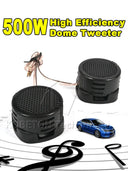 Car Mini Dome Tweeter Pair - High Clarity Sound