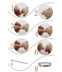 Hapiship 2024 New Fashion Charm Links 9mm Women Jewelry