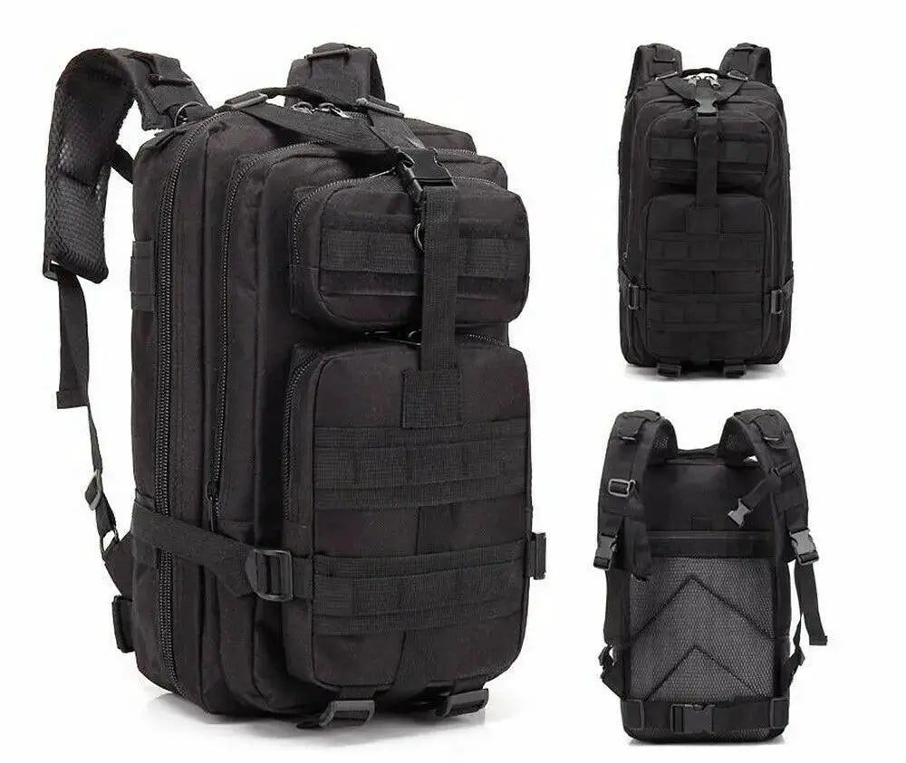 30L 3P Outdoor Military Tactical Backpack For Hiking Camping