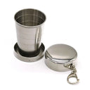 Compact Folding Stainless Steel Cup For Outdoor Travel