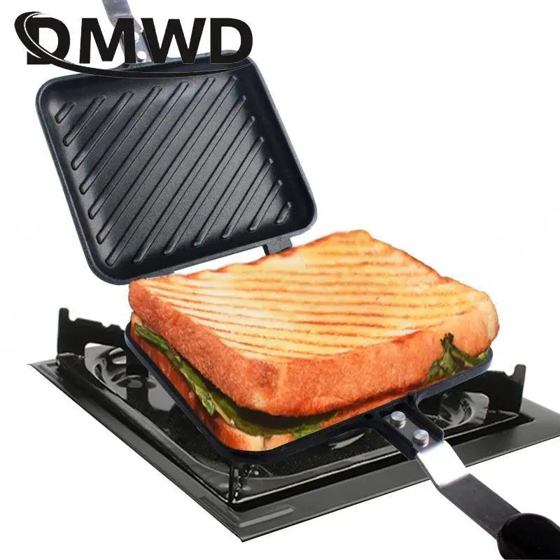 Gas Nonstick Sandwich Maker Bread Toast Breakfast Machine