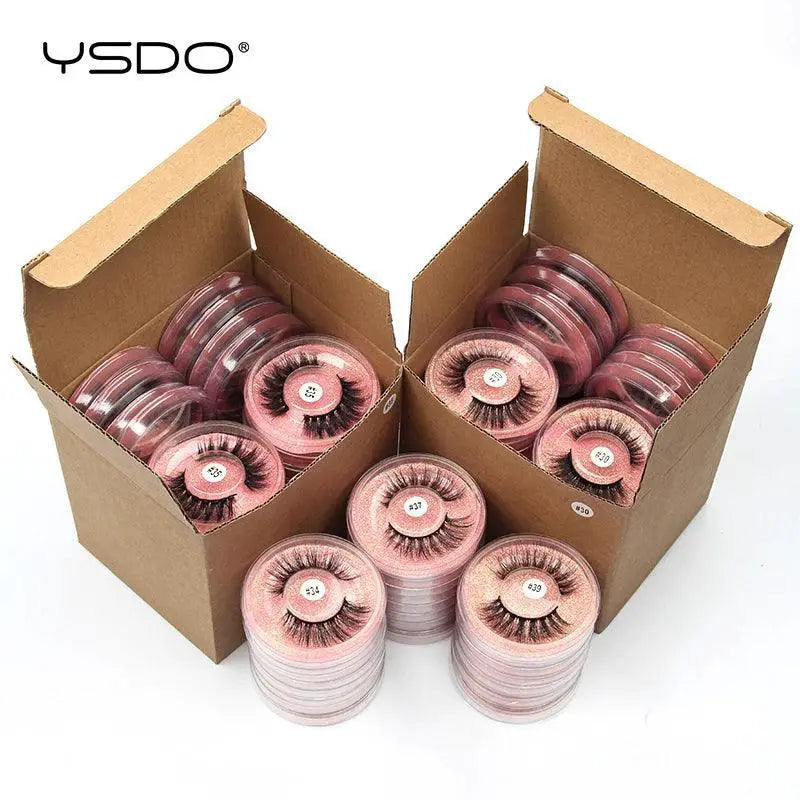 YSDO 3D Mink Volume False Eyelashes 100 Pairs Wholesale