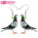 Discover Whimsical Pigeon Bird Earrings by Hunter Wu