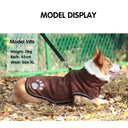 Spring Reflective Fleece Dog Jacket Windproof Pet Coat
