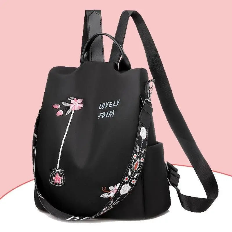 Stylish Waterproof Oxford Backpack for Women Large Capacity