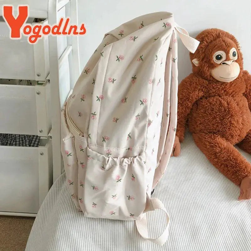 Stylish Waterproof Floral Backpack For Women And Teens
