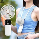 USB Handheld Mini Fan Foldable Portable Neck Hanging Fans