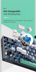 Machenike K500 RGB Mechanical Keyboard Enhanced Typing Keys