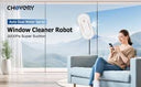 Chovery Vacuum Cleaner Window Remote Control Robot For Home
