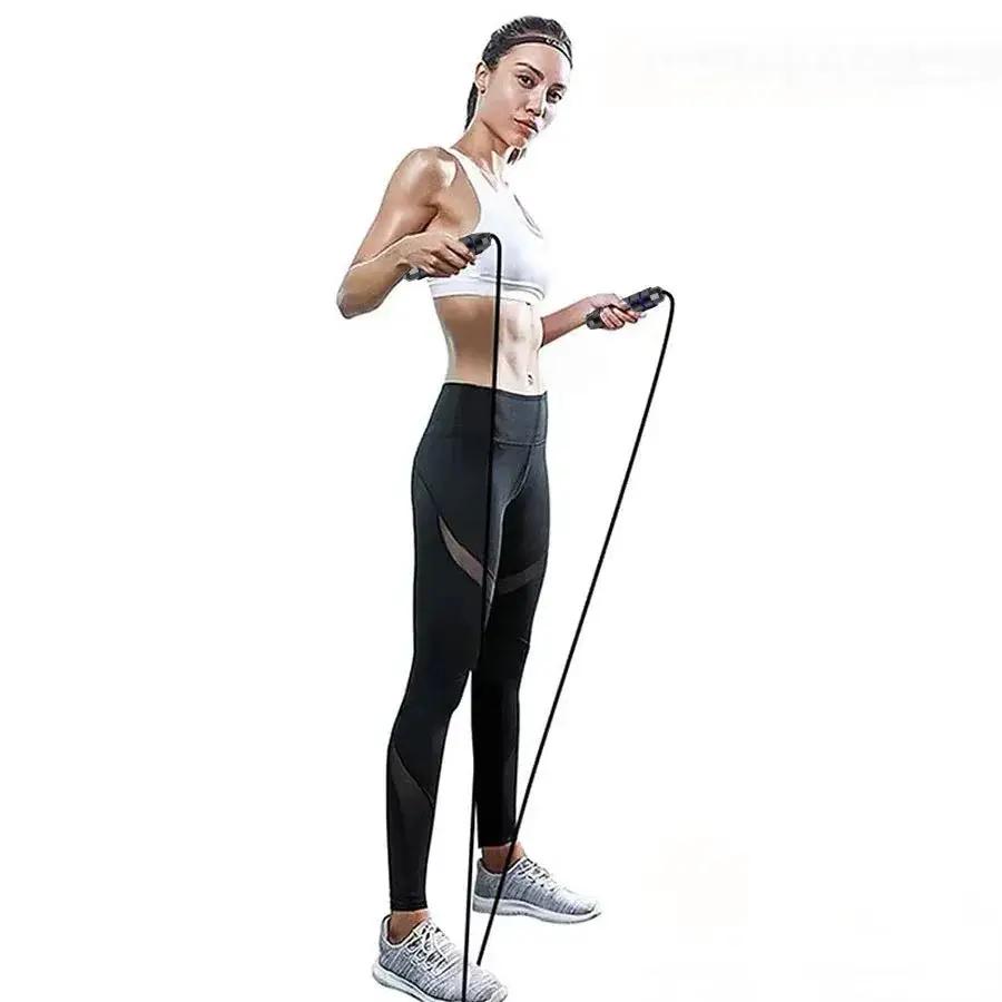 Adjustable Tangle Free Steel Wire Jump Rope For Training