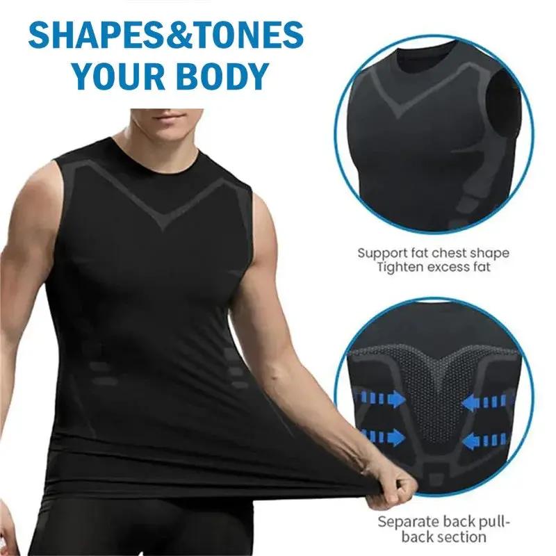 OurLum Mens Ionic Vest for Slimming — product view 15