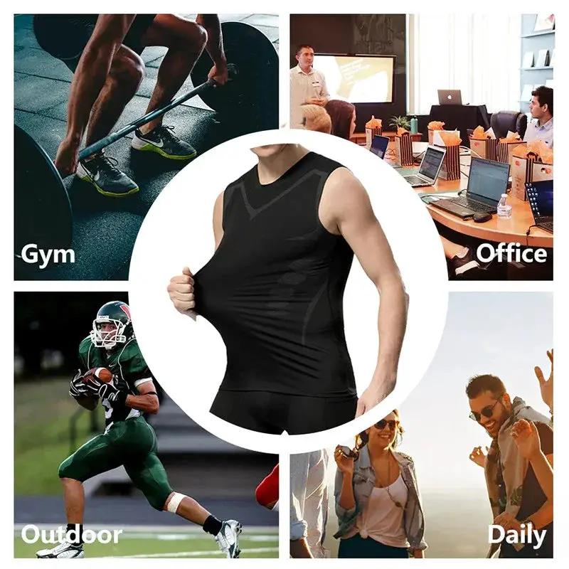 OurLum Mens Ionic Vest for Slimming — product view 16