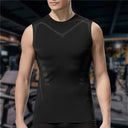 Men's Ionic Shaping Vest Ice-Silk Slimming Body Shaper Top