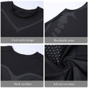 Men's Ionic Shaping Vest Ice-Silk Slimming Body Shaper Top