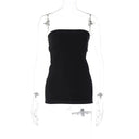 Knitted Backless Tube Top Sophisticated Spring Fashion Statement