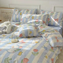 Dorm Bedding Breathable Cotton Quilt Set