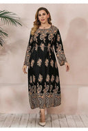 Flattering Plus Size Party Cotton Dress