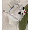 Fashionable PU Shoulder Tote Trendy Women's Carryall Bag