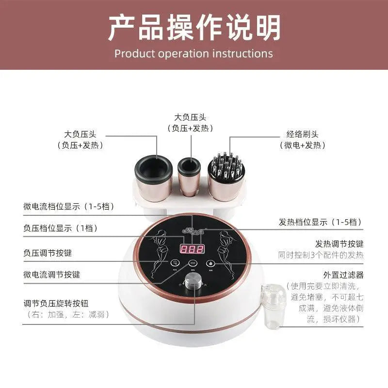 Electric Cupping Gua Sha Scraping Massager For Health