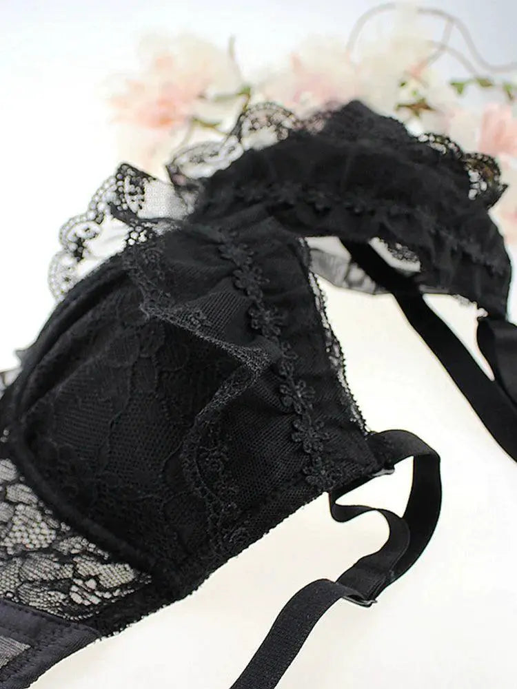 Dreamy Lace Maternity Bra Set Elegant V Type Style For Moms