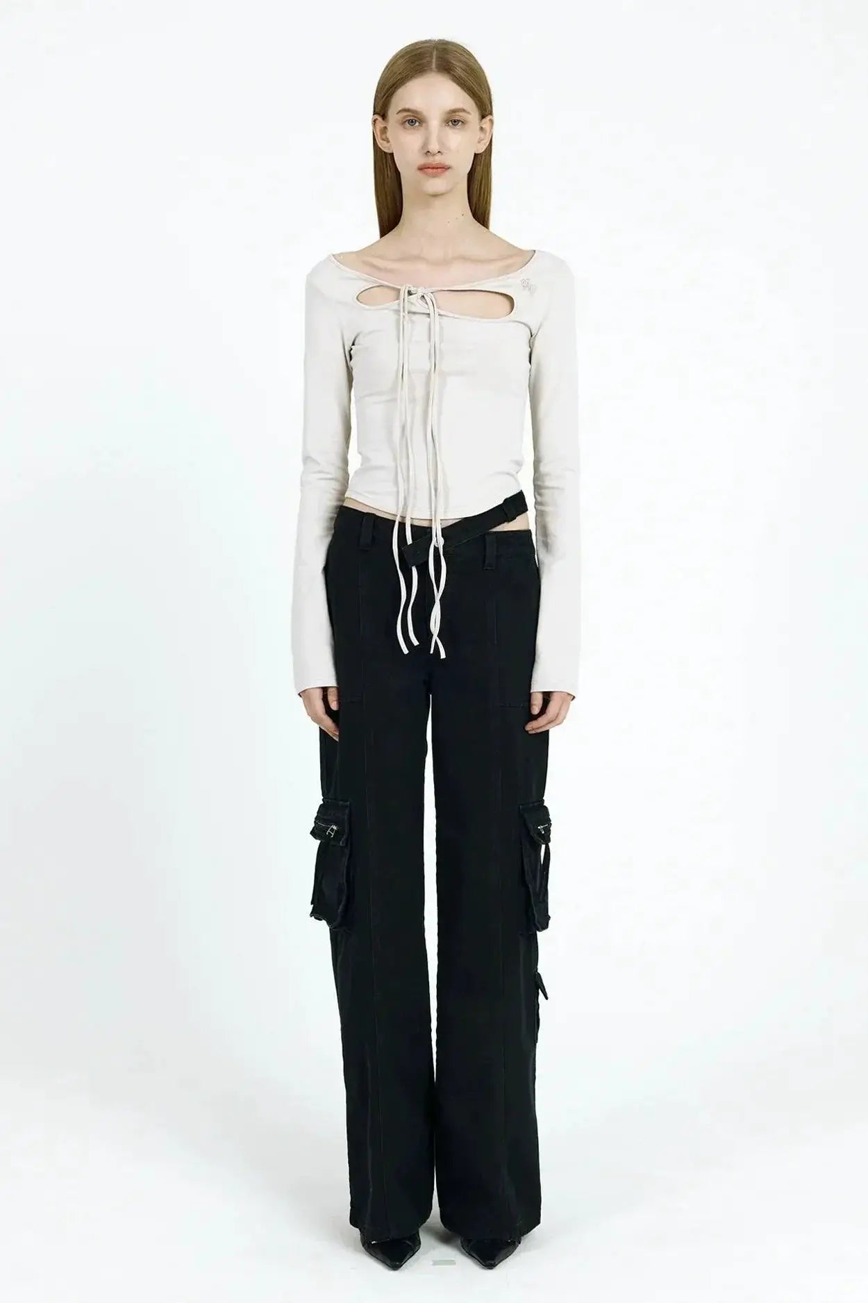 Korean Retro Off Shoulder Top Autumn Style Essential