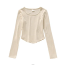 Cozy Winter Apricot Shirt for Commuters