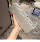 Compact Diamond Clutch For Evening Wear