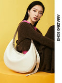 Cowhide Hobo Bag for Everyday Style