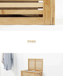 Space Saving Lid Basket for Bedroom