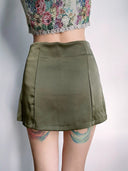 Flattering Satin Mini Skirt for Women