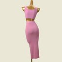 American Slim Fit Square Collar Vest Trendy Summer Style