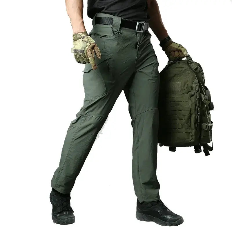 Summer Archon Tactical Trousers Men Slim Quick Dry Pants