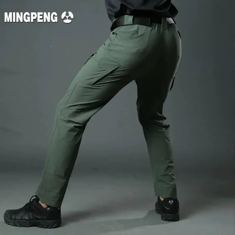 Summer Archon Tactical Trousers Men Slim Quick Dry Pants