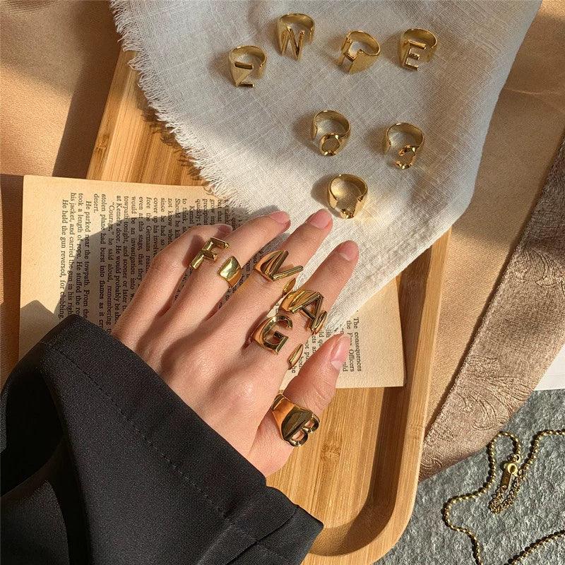 Personalized Gold Plated Ring for Her — product view 17
