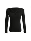 Long Sleeve Top: All-Matching Slim-Fit Modern Elegance Style