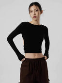 Cross-Back Tee for Women Soft Fabric
