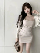 Flattering Pink Summer Dress for Women
