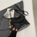 Organized Barrel Crossbody Bag for Women