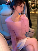 Off Shoulder Sweater For Women Cozy
