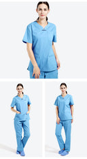 Annuo Elastic Dental Women's Clothing Surgical Gown for Comfort