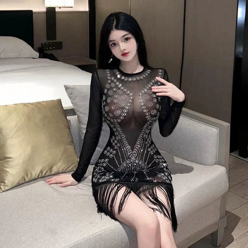 Chic Mesh Summer Dress Captivating Elegance For Events