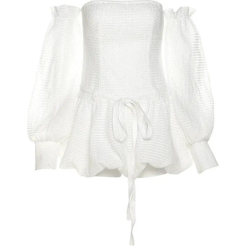 Kliou Sexy Gyaru Summer Dress Waist Hugging Style Allure