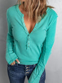 Fashion Spring Stylish Pure Color Bottoming Shirt Female