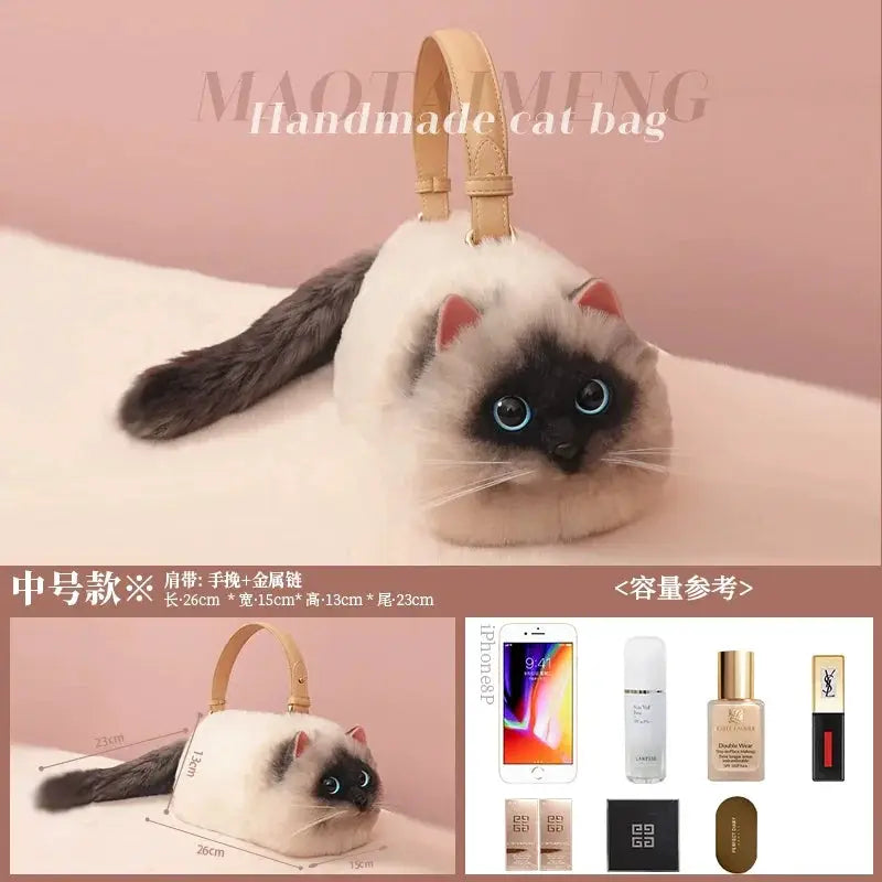 Cat Taimeng Niche Style Ladies Phone Bag Portable Everyday